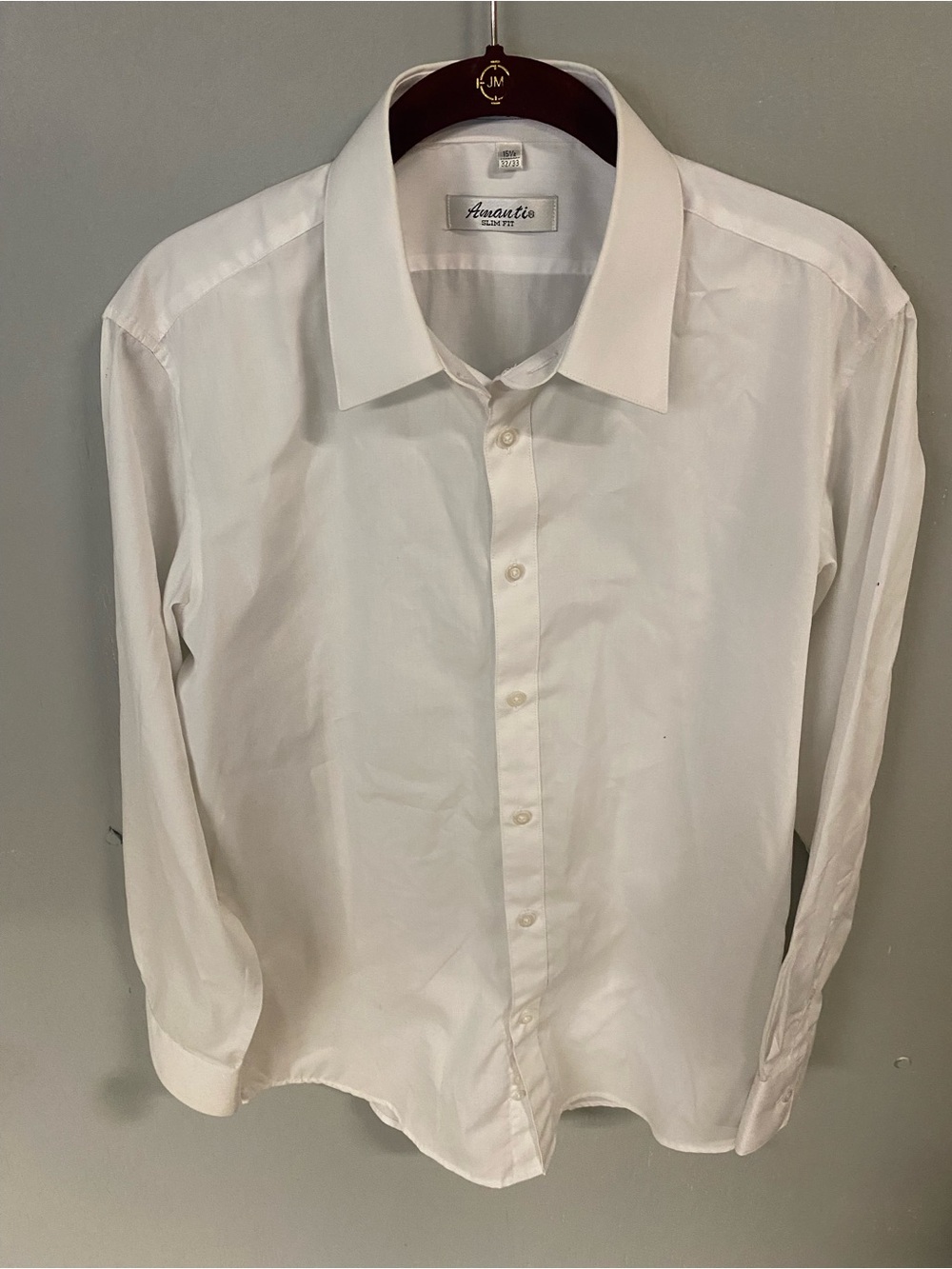 Men's Classic Amanti White Dress Shirt